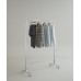 5М-01* (черный муар) Вешало для одежды напольное одинарное , 1200Lх1650Hx500Dмм