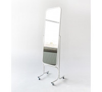 5МD-05* (белый матовый) Зеркало двустороннее с изм. угла, 550х1700x550мм, зер. пол. 1400х445мм