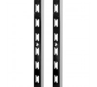 A009-1.2 Стойка перфорированная (30х17 мм), L=2400мм, толщ. 1,2 мм, хром