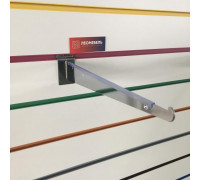 A220c Кронштейн под полку, длина 200 мм с уплотнителем, хром