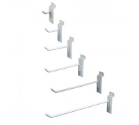 A*293/4 Крючок, длина 250мм, d=4мм, без наконечника, белый