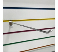 A296c/6p Крючок, длина 400мм, d=6мм, без наконечника, хром