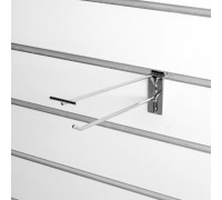 A325-200, d.5, Type 1 Крючок одинарный под ценникодержатель (А327-А328) длина 200 мм, d=5mm, хром