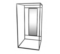 AST-PKZ (2 эл. Черный муар) Кабина примерочная ,1000х1000х2000Hмм с зеркалом, 500х1500Нмм