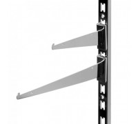 C002-300 Кронштейн для полки с силиконом, L=300мм, хром