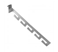 ES112 Кронштейн наклонный с 5-ю крючками, L=300мм, цинк хроматированный