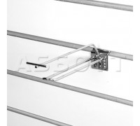 A326-200 Еврокрючок двойной под ценникодержатель (А327-А328) длина 200 мм, d=5mm, хром