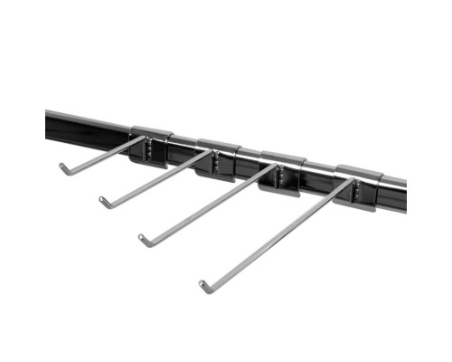 H001-200/5 Крючок на овальную трубу, L=200мм, d=5мм, хром
