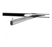 H007-350 Кронштейн прямой для овальной трубы, L=350мм, хром