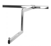 H012 Вешалка-меандр на овальную трубу, 430х245мм, хром