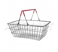 КР-20 Корзина пластиковая с 2-мя ручками, чёрный