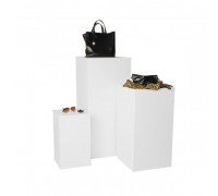 SB-303050 Куб 300х300х500H, ЛДСП 16мм, с дном, 90 гр. белый шагрень