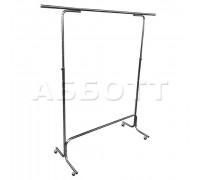 5MR-11* (белый матовый) Вешало напольное регулируемое, 1800Lх1250-2000Hx500Dмм