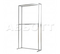 AST-12 (хром) Вешало для одежды пристенное отдельностоящее, 1200Lx2270Hx500Dмм