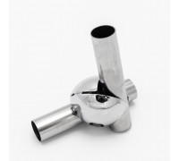 Z-JOK-chr-031SX Зажим для 2-х труб левый