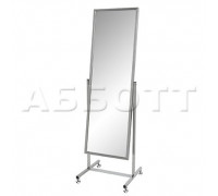 AST-03* (2 эл. рама - чёрный муар) Зеркало напольное, 555x505x1795Hмм, полотно 1440х440мм