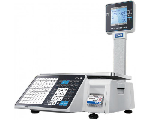 Весы торговые с печатью этикеток Cas CL3000J-6P TCP-IP