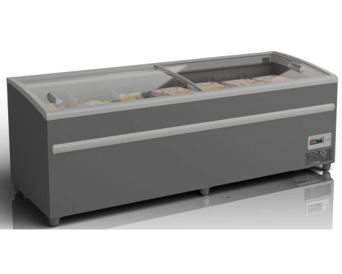 Ларь-бонета Aura 210 НТ/СТ (RAL 7037) с корзинами