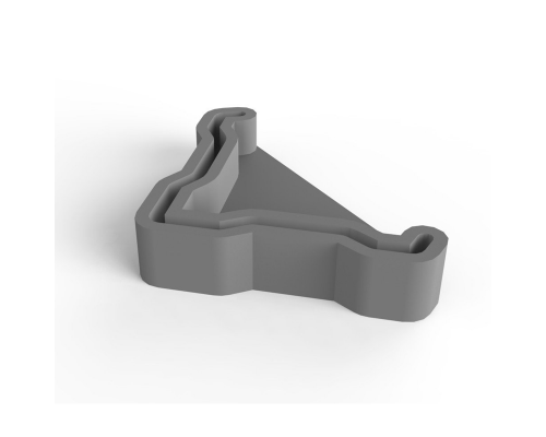 Подпятник пластмассовый под профилированные стойки