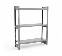 Стеллаж грузовой СГР оцинкованный 1500х1500х800 3 яруса