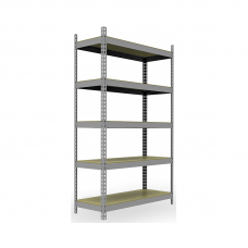 Стеллаж среднегрузовой СГФ 2500х1500х600 мм, 5 полок