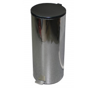 Урна с педалью 50 литров хром