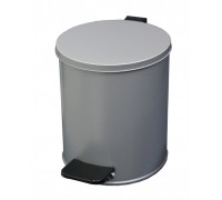 Урна с педалью 7 литров серая