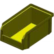 V-1 литр, желтый, Пластиковый ящик