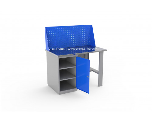 Верстак однотумбовый ВС-1600/Т1/0 №610