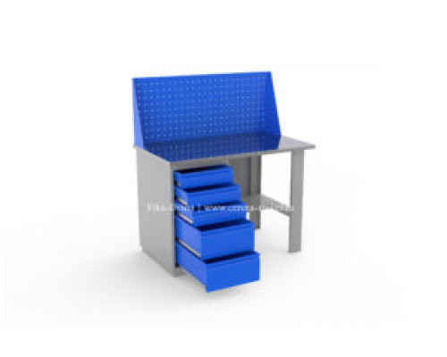 Верстак однотумбовый ВС-1400/Т2/0 №420