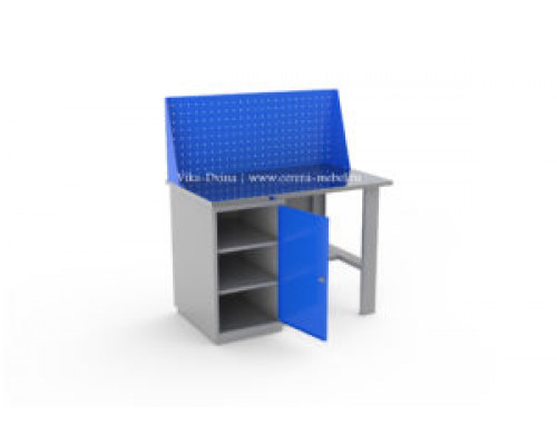 Верстак однотумбовый ВС-1600/Т1/0 №610