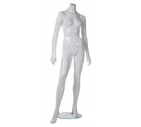 Smart headless Pose 30-01G Манекен женский без головы, белый глянец