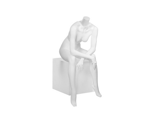 Smart headless Pose 39-01M Манекен женский без головы, белый