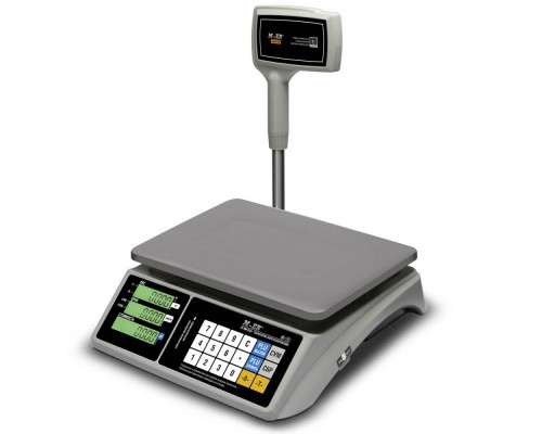 Весы M-ER 328 ACPX-6.1 Touch-M LCD торговые со стойкой