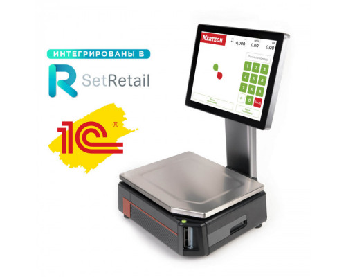 Весы с печатью этикеток M-ER 727 PM-32.5 (15, USB, Ethernet, Wi-Fi)