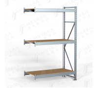 SGR-V-Zn-ДСП 1583-2.0 ДС стеллаж оцинкованный до 500 кг на ярус ДСП полка