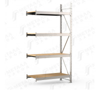 SGR-V-Zn-ДСП 2164-2.5 ДС стеллаж оцинкованный до 500 кг на ярус ДСП полка