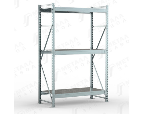 SGR-V-Zn Стеллаж 1883-2,0 оцинкованный до 500 кг на ярус