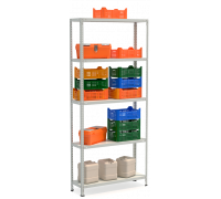 СТФЛ Стеллаж 1035-2,2 до 100 кг на полку