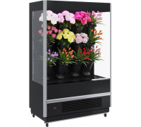Холодильная горка для цветов Carboma FC20-08 VM 1,3-1 X7 FLORA (9006-9005)