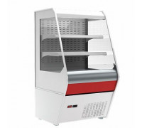 Холодильная горка гастрономическая Carboma F13-07 VM 0,7-2 0020 стеклопакет (Carboma 1260/700 ВХСп-0,7, индивидуальное исполнение)