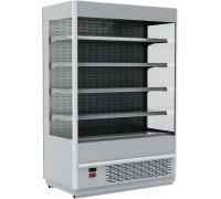 Холодильная горка гастрономическая Carboma FC20-07 VM 1,3-2 (Carboma Cube 1930/710 ВХСп-1,3, Паттерн, 0108 Темный дуб)