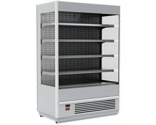 Холодильная горка гастрономическая Carboma FC20-07 VM 1,9-2 (ночная шторка, 9006-9005)