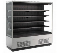 Холодильная горка гастрономическая Carboma FC20-07 VM 1,9-2 версия 2.0, ночная шторка (9006-9005)