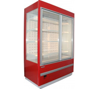 Холодильная горка мясная Carboma FC20-07 VV 0,6-1 Standart (фронт X5) (9006-9005 цвет серо-черный)