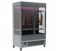 Холодильная горка мясная Carboma FC20-07 VV 1,0-3 X7 (распашные двери структурный стеклопакет) (цвет по схеме)