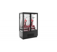 Холодильная горка мясная Carboma FC20-07 VV 1,3-1 Standart фронт X7 версия 2.0 (9005-0430)