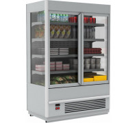 Холодильная горка мясная Carboma FC20-07 VV 1,9-1 Standart (фронт X5) (9006-9005 цвет серо-черный)