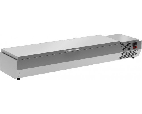 Холодильная витрина для ингредиентов Carboma A30 SM 1,3 с крышкой 0430