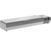 Холодильная витрина для ингредиентов Carboma A40 SM 1,0 с крышкой 0430